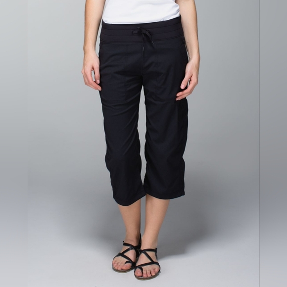 Lululemon Dance Studio Cropped Pinstriped Pant - Picture 1 of 15